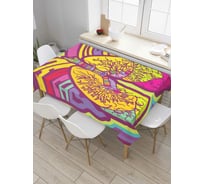 Прямоугольная скатерть JoyArty Красочные легкие из сатена tc_78596_120x145