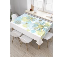 Прямоугольная скатерть JoyArty Космический сад из сатена tc_12023_120x145