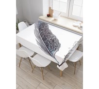 Прямоугольная скатерть JoyArty Перо писателя из сатена tc_20206_120x145