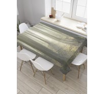 Прямоугольная скатерть JoyArty Лесная тревога из сатена tc_9319_120x145