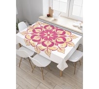 Прямоугольная скатерть JoyArty Мандала бали из сатена tc_35470_120x145