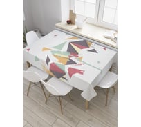 Прямоугольная скатерть JoyArty Ломаный пейзаж из сатена tc_28043_120x145