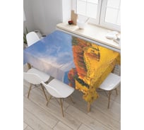 Прямоугольная скатерть JoyArty Лесные дороги из сатена tc_18840_120x145