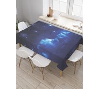 Прямоугольная скатерть JoyArty Лунные облака из сатена tc_29747_120x145