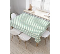 Прямоугольная скатерть JoyArty Пересекающиеся волнистые линии из сатена tc_28681_120x145