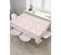 Прямоугольная скатерть JoyArty Листовые пейсли из сатена tc_28383_120x145