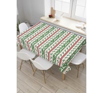 Прямоугольная скатерть JoyArty Норвежское Рождество из сатена tc_37112_120x145