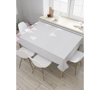 Прямоугольная скатерть JoyArty Падение треугольников из сатена tc_34052_120x145