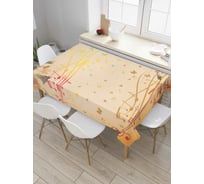 Прямоугольная скатерть JoyArty Ноты природы из сатена tc_4869_120x145