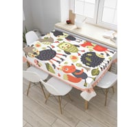 Прямоугольная скатерть JoyArty Лесной праздник из сатена tc_6476_120x145