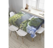 Прямоугольная скатерть JoyArty Лесные сказки из сатена tc_8613_120x145