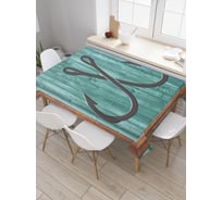 Прямоугольная скатерть JoyArty Крючковый крест из сатена tc_5300_120x145