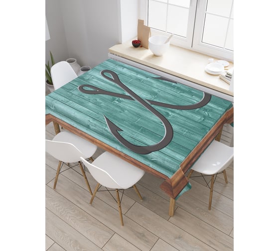 Прямоугольная скатерть JoyArty Крючковый крест из сатена tc_5300_120x145 1