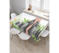 Прямоугольная скатерть JoyArty Лечебные камни из сатена tc_18950_120x145