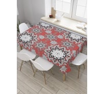 Прямоугольная скатерть JoyArty Орнамент арабеска из сатена tc_36095_120x145