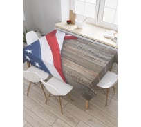 Прямоугольная скатерть JoyArty Памятный флаг из сатена tc_20721_120x145