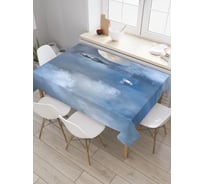 Прямоугольная скатерть JoyArty Лунный замок из сатена tc_29785_120x145