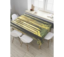 Прямоугольная скатерть JoyArty Лесные прятки из сатена tc_8672_120x145