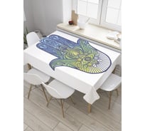 Прямоугольная скатерть JoyArty Открытая ладонь из сатена tc_35422_120x145