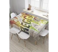 Прямоугольная скатерть JoyArty Мирный регги из сатена tc_36086_120x145