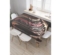 Прямоугольная скатерть JoyArty Обувная мастерская из сатена tc_23105_120x145