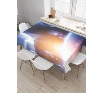 Прямоугольная скатерть JoyArty Космические исследования из сатена tc_5338_120x145