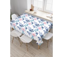 Прямоугольная скатерть JoyArty Ночные цветы из сатена tc_30400_120x145
