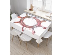 Прямоугольная скатерть JoyArty Небрежный штурвал из сатена tc_3517_120x145