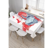 Прямоугольная скатерть JoyArty Королевское авто из сатена tc_31255_120x145