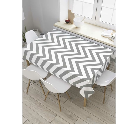 Прямоугольная скатерть JoyArty Обман зрения из сатена tc_7915_120x145 1