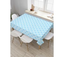 Прямоугольная скатерть JoyArty Лепестковые овалы из сатена tc_37418_120x145