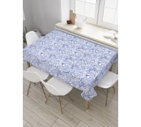 Прямоугольная скатерть JoyArty Королевская весна из сатена tc_8796_120x145