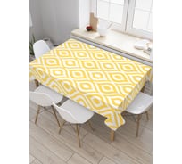 Прямоугольная скатерть JoyArty Культурная симметрия из сатена tc_13417_120x145