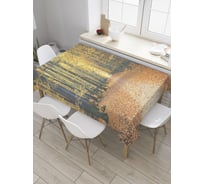 Прямоугольная скатерть JoyArty Лесная бесконечность из сатена tc_8941_120x145