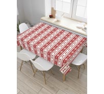 Прямоугольная скатерть JoyArty Норвежское Рождество из сатена tc_37093_120x145