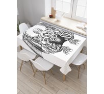 Прямоугольная скатерть JoyArty Мифическая страшила из сатена tc_23345_120x145