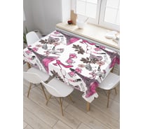 Прямоугольная скатерть JoyArty Парижские аксессуары из сатена tc_21059_120x145