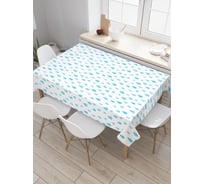 Прямоугольная скатерть JoyArty Мелкие капли из сатена tc_19799_120x145