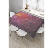 Прямоугольная скатерть JoyArty Огненный космос из сатена tc_28893_120x145