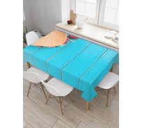 Прямоугольная скатерть JoyArty Летний отдых из сатена tc_20601_120x145