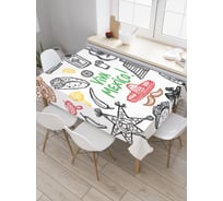 Прямоугольная скатерть JoyArty Мексика приветствует из сатена tc_20620_120x145