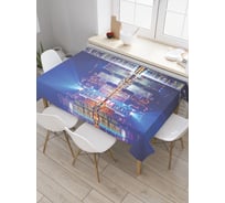 Прямоугольная скатерть JoyArty Остров Гонконга из сатена tc_38535_120x145