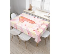 Прямоугольная скатерть JoyArty Один годик из сатена tc_35004_120x145