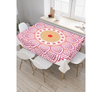 Прямоугольная скатерть JoyArty Махровая мандала из сатена tc_29506_120x145