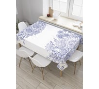 Прямоугольная скатерть JoyArty Небесные цветы из сатена tc_32532_120x145