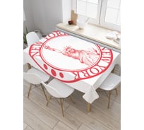 Прямоугольная скатерть JoyArty Нью-Йорк статуя Свободы печать из сатена tc_5450_120x145