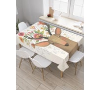 Прямоугольная скатерть JoyArty Олений дух из сатена tc_12783_120x145