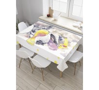 Прямоугольная скатерть JoyArty Крутой пес из сатена tc_31445_120x145