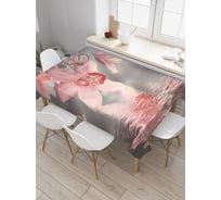 Прямоугольная скатерть JoyArty Легенда о цветке из сатена tc_2759_120x145