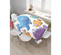 Прямоугольная скатерть JoyArty Океанские сны из сатена tc_9522_120x145